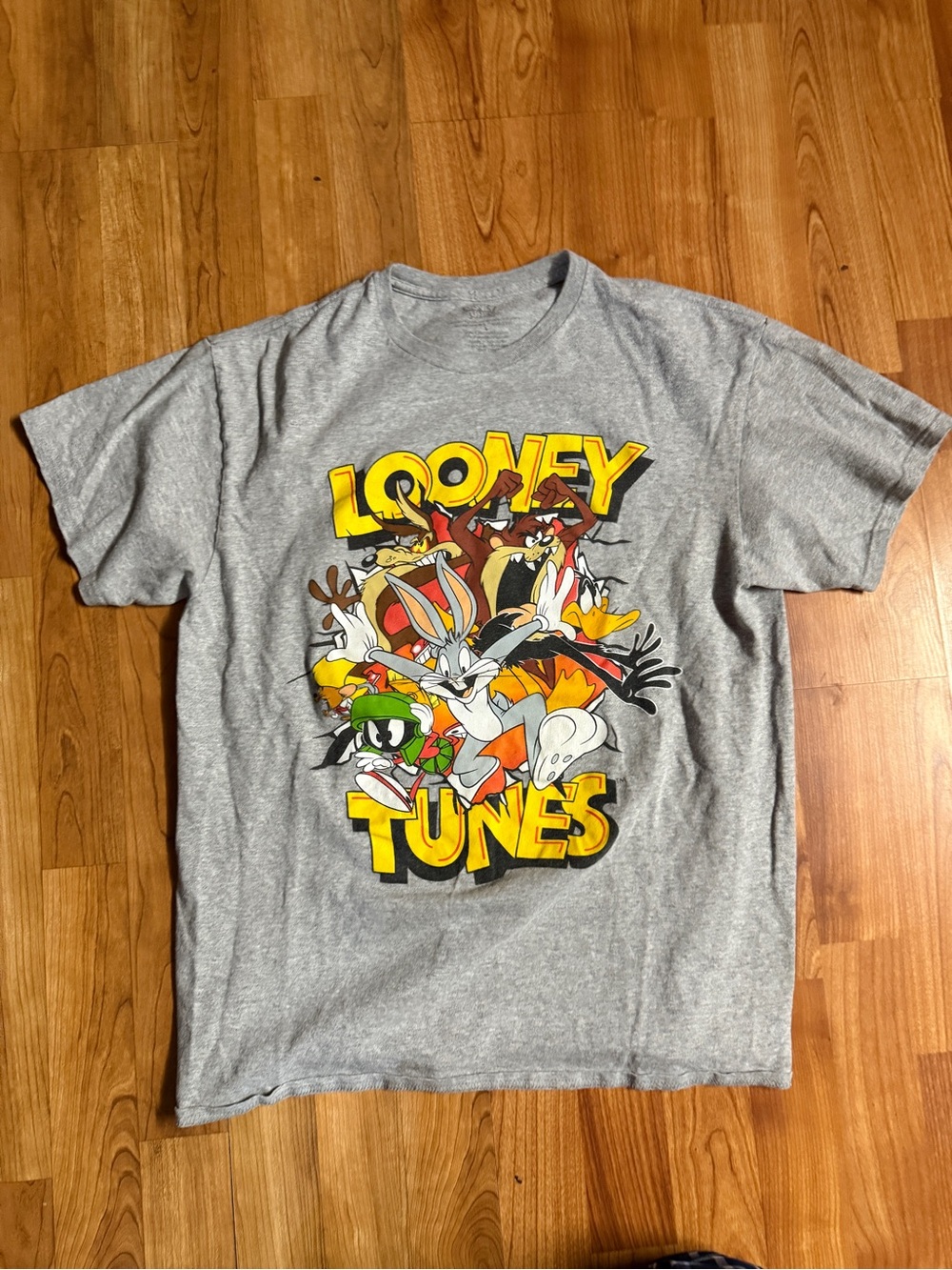 Looney Tunes Crewneck Graphic Tee - Gray